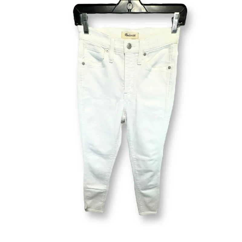 Men's Jeans with Stretch FabricWhite Jeans Skinny Madewell, Size 0