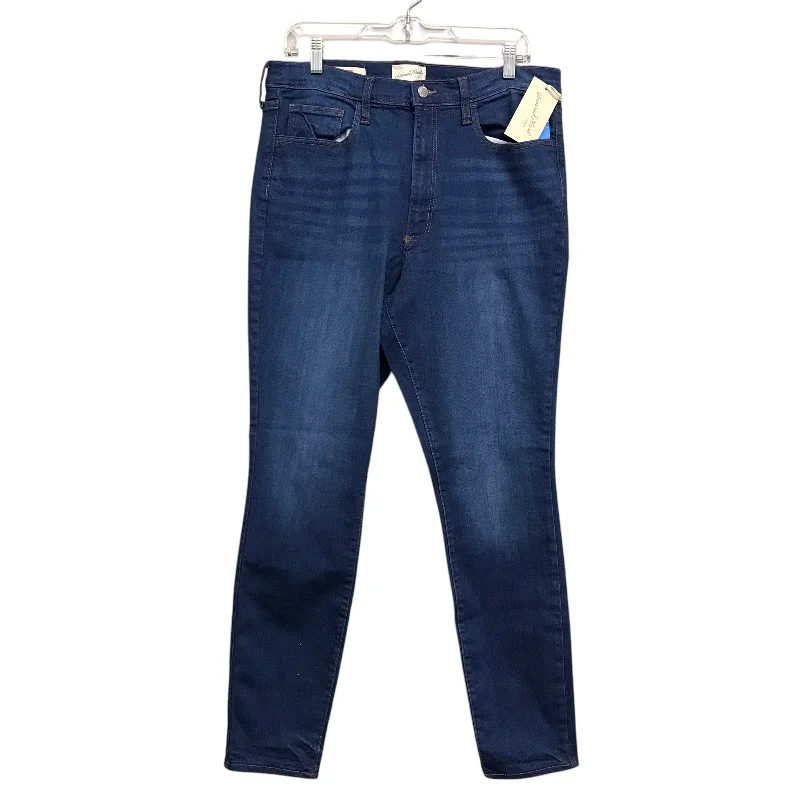 Men's Jeans for Office WearJeans Skinny By Universal Thread In Blue Denim, Size:14L