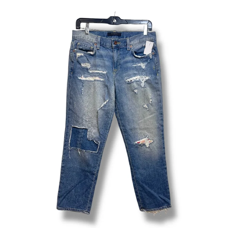 Men's Jeans for Everyday WearJeans Cropped By GENETIC In Blue Denim, Size: 2