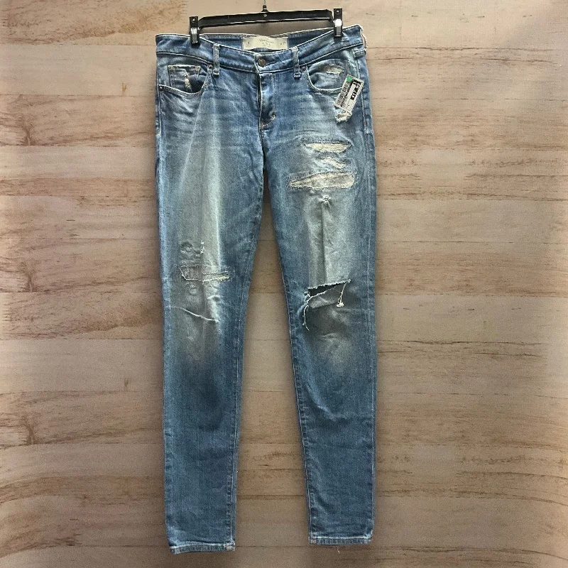 High-Waisted Men's JeansJeans Skinny By Abercrombie And Fitch In Blue, Size: 4