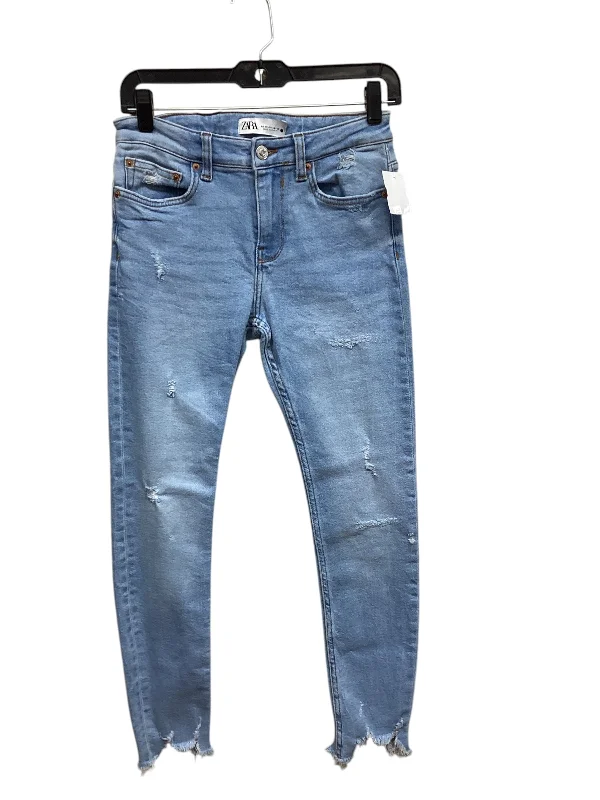 Modern Men's JeansJeans Skinny By Zara In Blue Denim, Size: 6