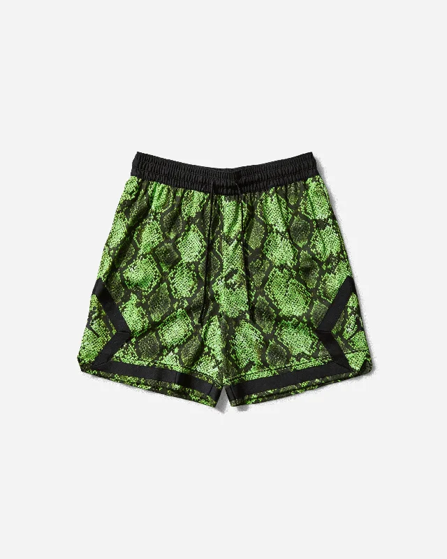 Summer-Appropriate Men's Lightweight ShortsMen's Dri-FIT Mesh Diamond Shorts Electric Green