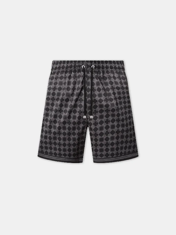 Wide-Leg Men's Casual ShortsMA QUAD SWIM TRUNK - Black