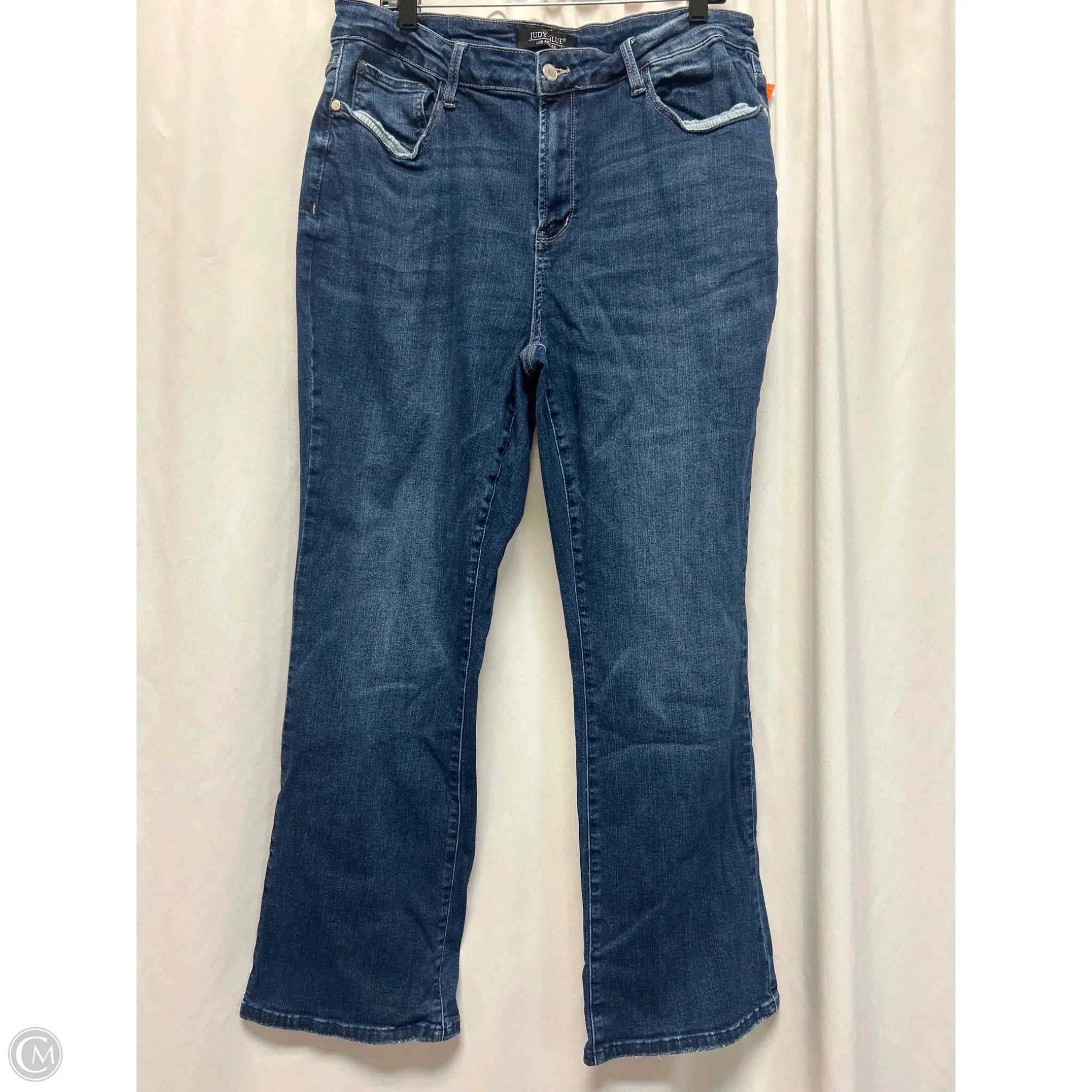 Designer Skinny Men's JeansJeans Straight By Judy Blue In Blue Denim, Size: 20