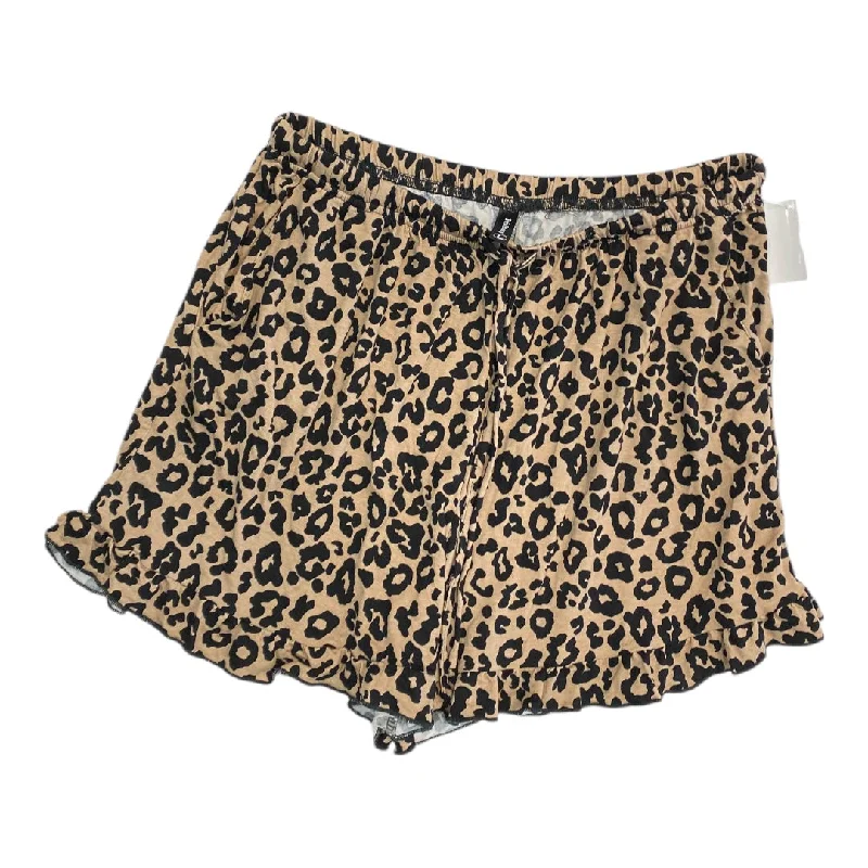 Men's Casual Short Pants for LoungingShorts By Cmc In Animal Print, Size:L