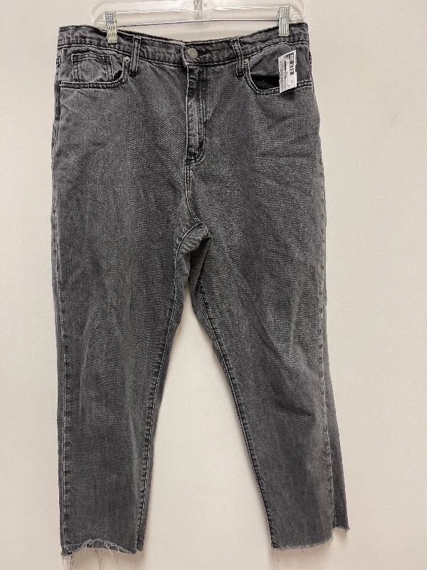 New Arrival Designer Men's JeansJeans Boyfriend By Universal Thread In Grey, Size: 12