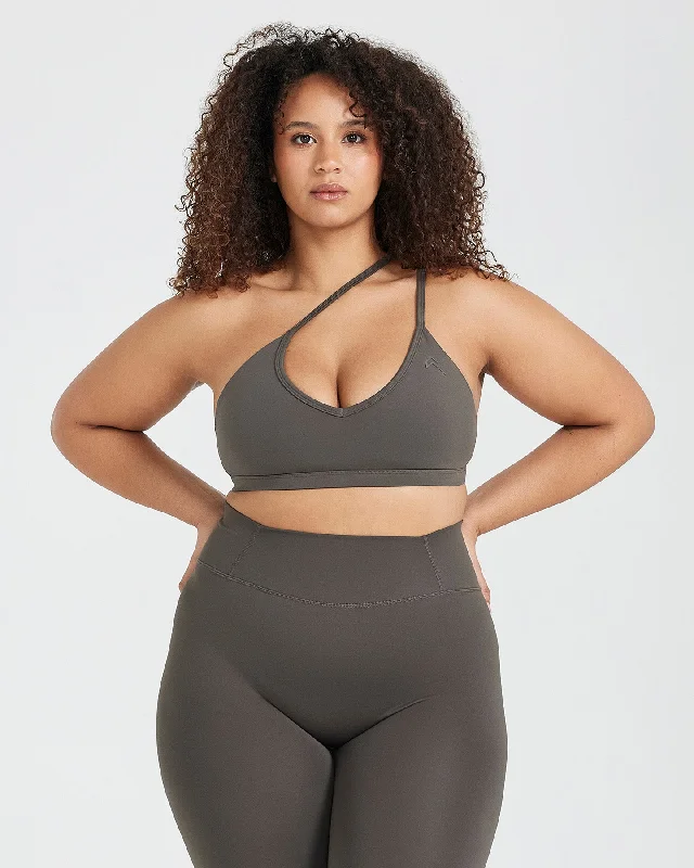 Timeless Strappy Bralette | Deep Taupe