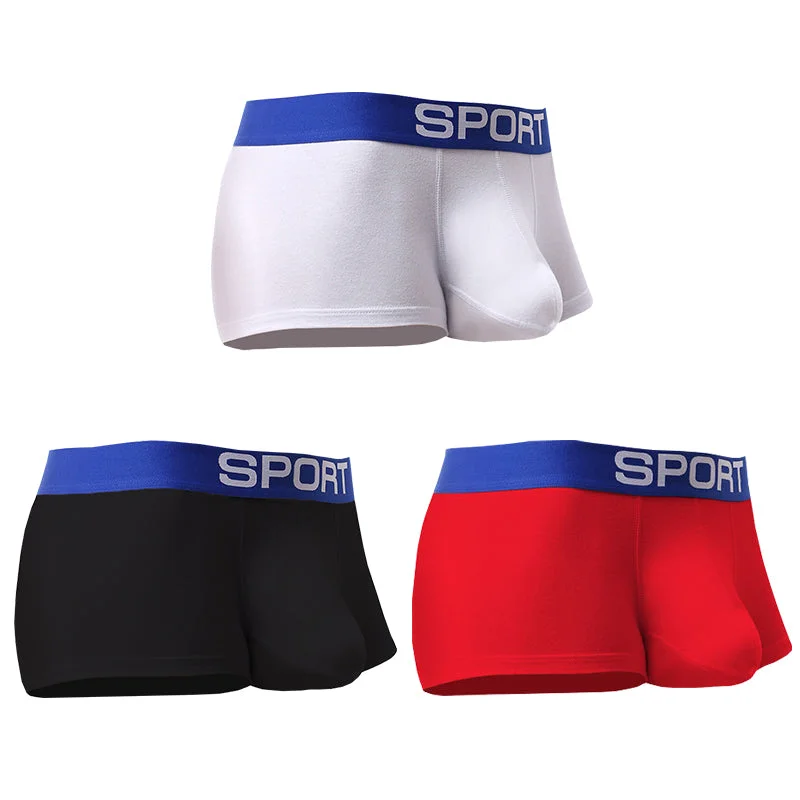 3 Pack Mens Sculpt Bulge Shape Support Pouch Underwear