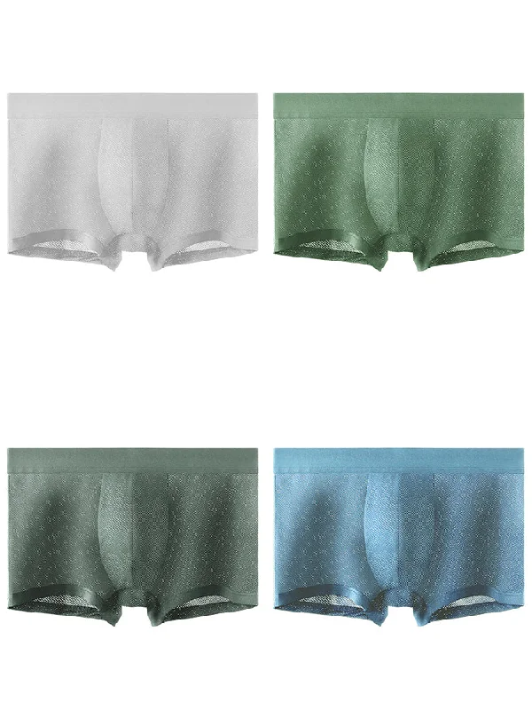 White*Light Green*Dark Green*Light Blue / S