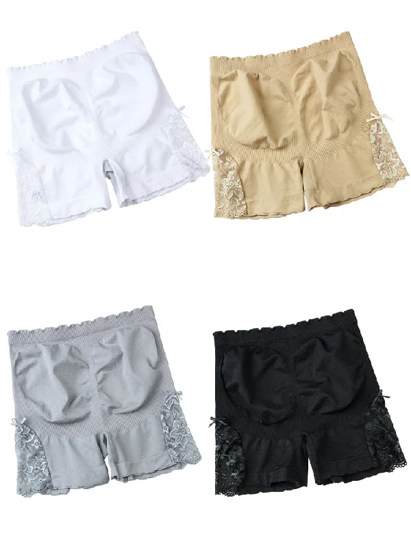 4-pack Women's Midwaist Hip lift Body Safety Boxer Briefs Boyshorts