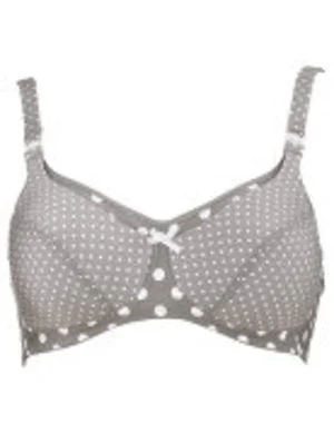 A 5034 Padded Polka Dot Nursing Bra - NOW 30% Off!