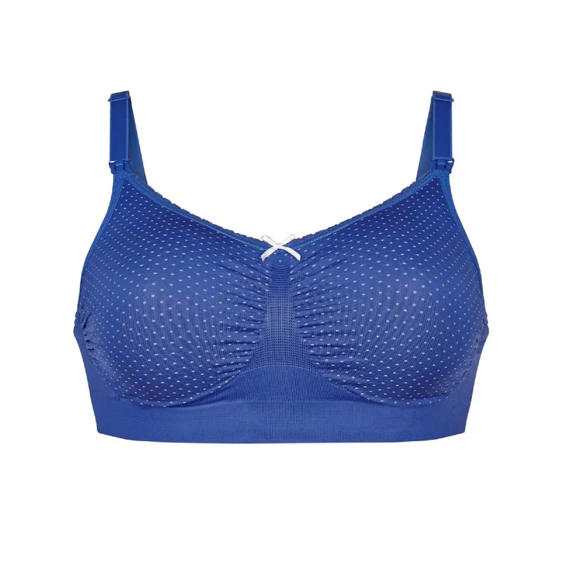 ANITA SEAMLESS NURSING BRA NON/PADDED OCEAN BLUE