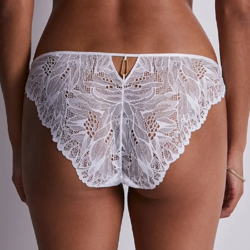 Aubade Flowermania Italian Brief In White