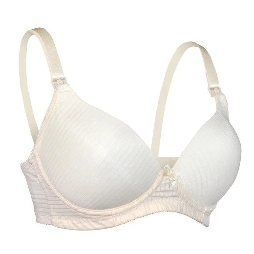 Autumnz - DAHLIA T-Shirt Nursing Bra (Ivory)