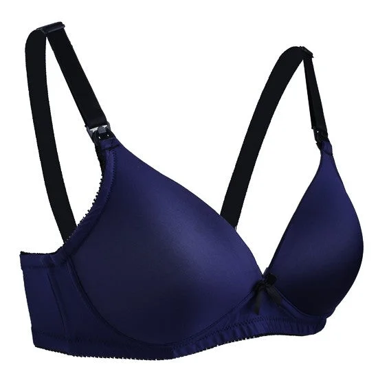 Autumnz - MYSTIQUE Moulded Non-Wired Nursing Bra (Navy Blue)