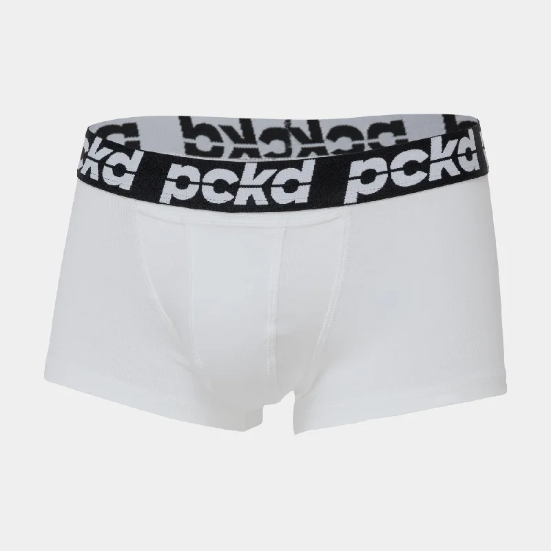 Boxer Trunks aus Bio-Baumwolle Diamond White