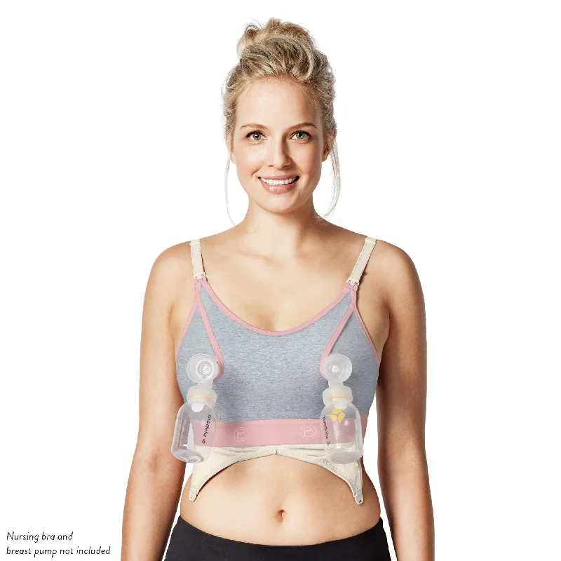 Bravado - Clip & Pump™ Hands-Free Nursing Bra Accessory - Dove Heather