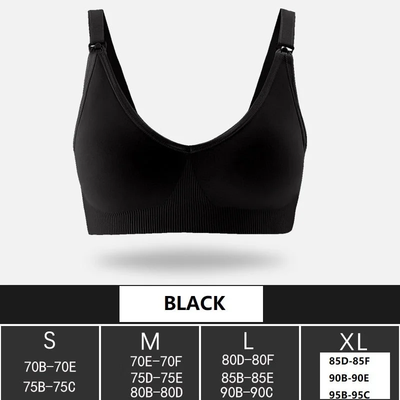 Breastfeeding bra maternity nursing bra pregnant women underwear bra wire free super size 110