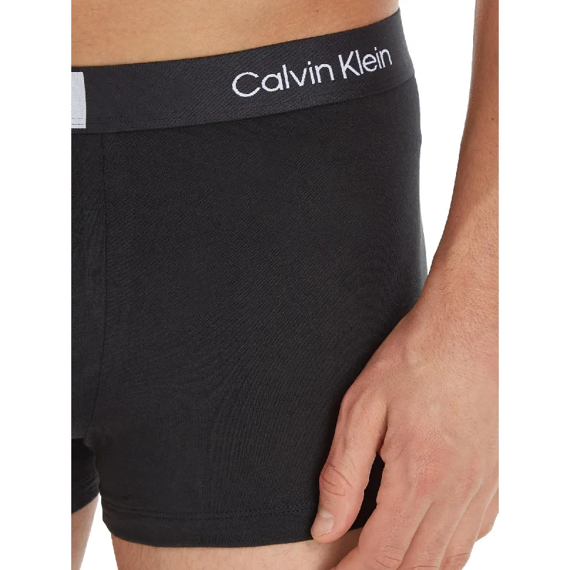 Calvin Klein CK 96 Cotton Trunk 3 Pack - Black/Black/Black