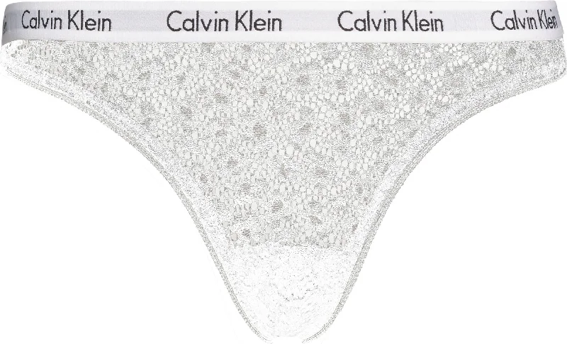 CALVIN KLEIN - LOGO LACE BRIEF - WHITE