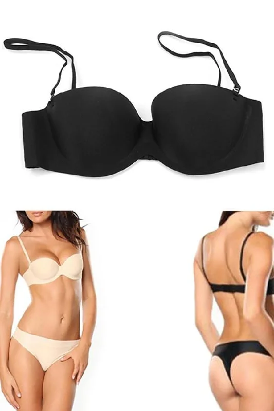 Seamless Convertible Push Up Bra