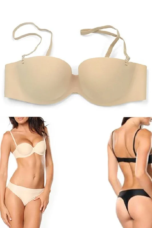 Seamless Convertible Push Up Bra