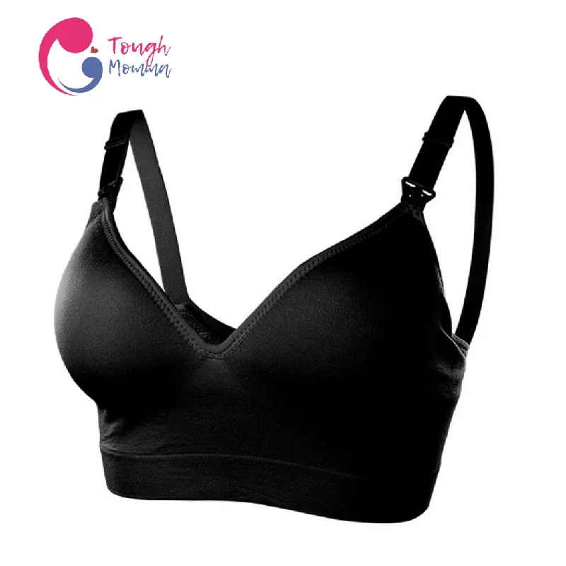 ToughMomma Deep V Seamless Wireless Nursing Bra