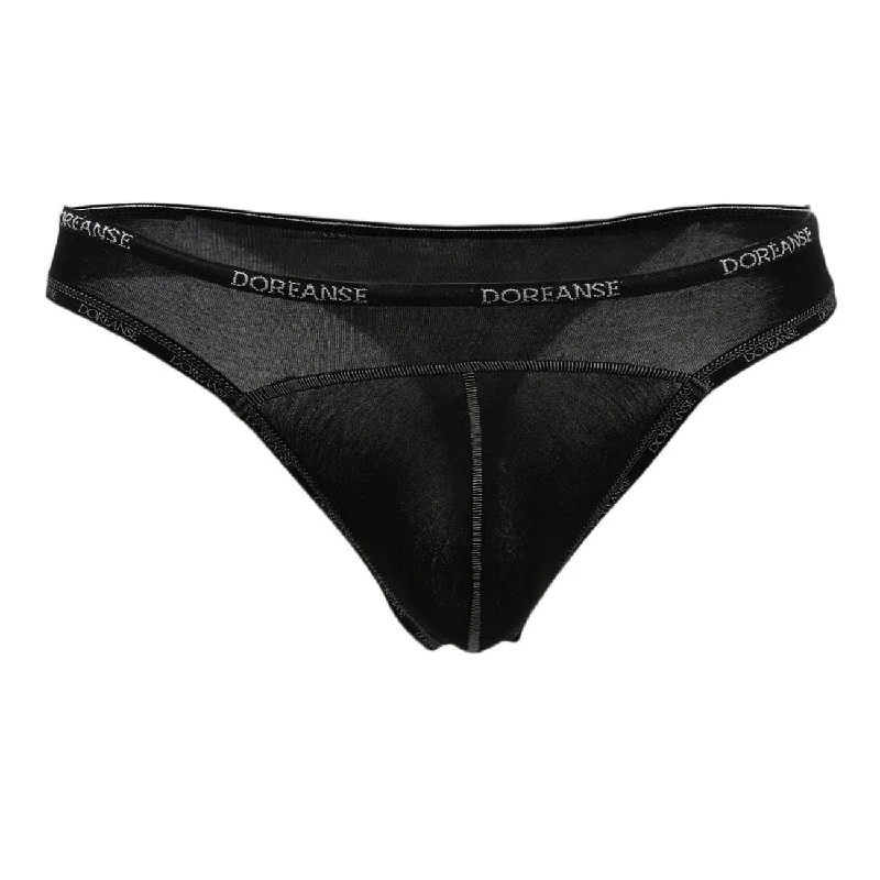 Doreanse 1216-BLK BLK Naked Thong Black