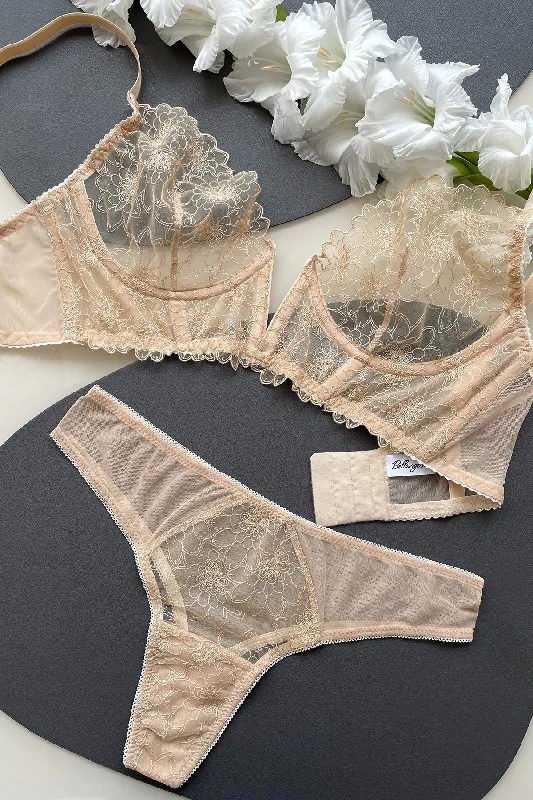 Emilia Nude Lingerie Set