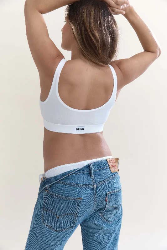 Essential Milk Bra - White