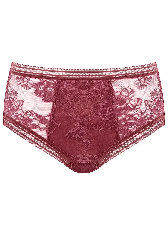 Fantasie Fusion Lace Brief - Rosewood