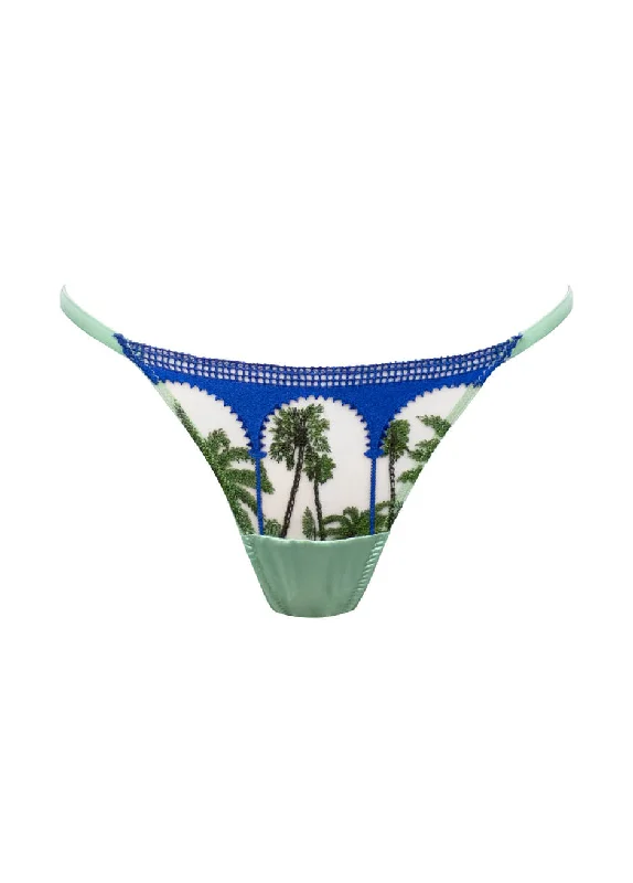 FARIDA STRAP KNICKER Sage