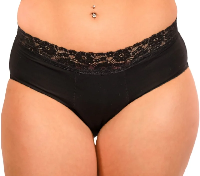 High Waist Lourdes Brief:  Period Absorbing Underwear