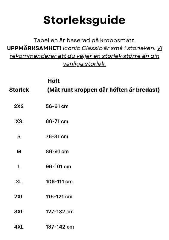 Läckagesäker bikinitrosa