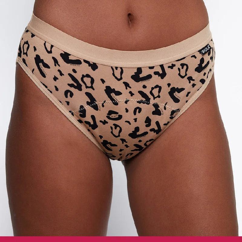 WUKA Leopard Print Bikini - Heavy Overnight