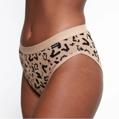 WUKA Leopard Print Bikini - Heavy Overnight