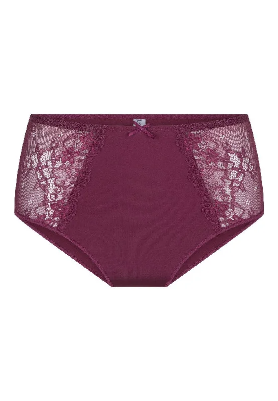 LingaDore Daily Collection High Waist Brief - Tawny Port