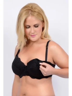 LLL 4555 Faith Lace and Jacquard Full Coverage Bra NOW 50% OFF