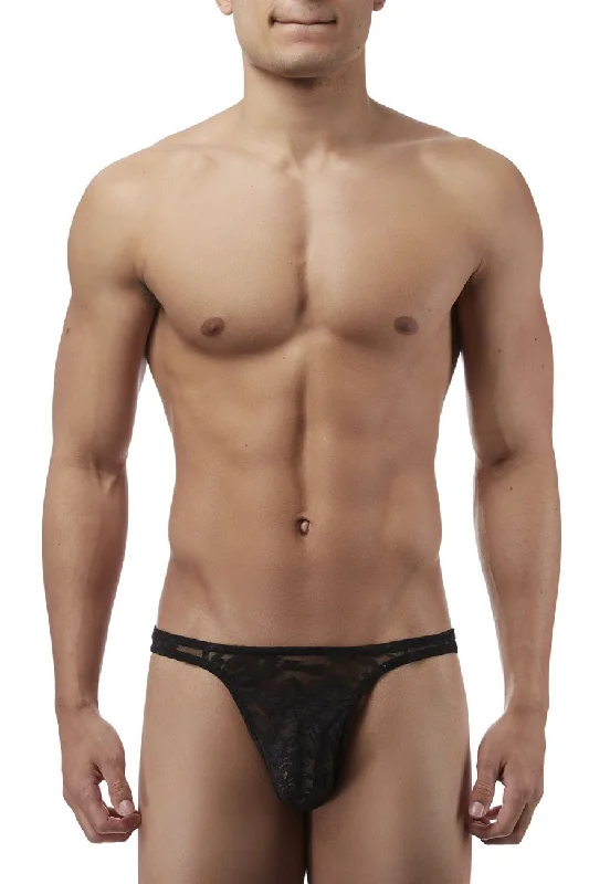 Male Power 442162 Stretch Lace Sexy Thong Black