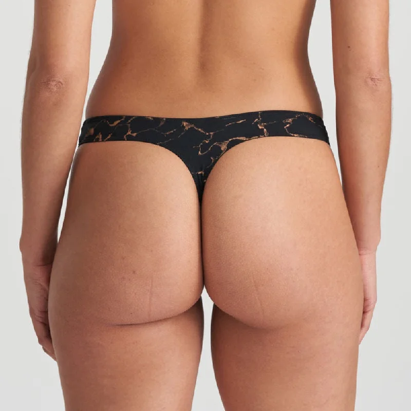 Marie Jo Colin Thong In Black Marble