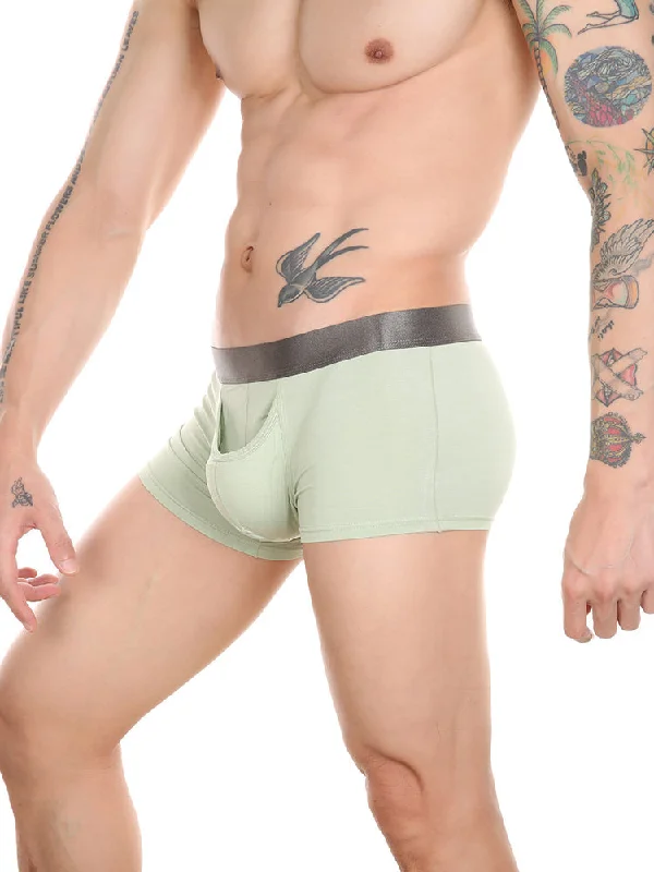 Men’s Dual Pouch Trunks With Fly Front