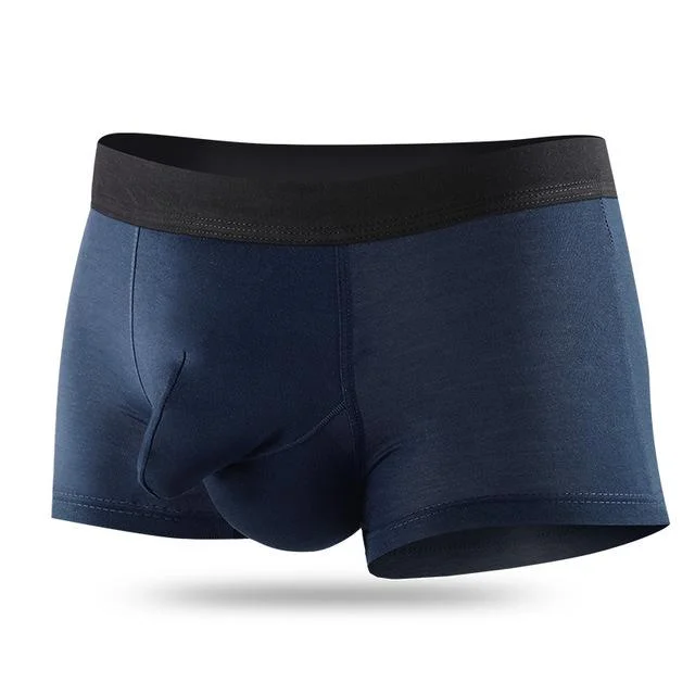 Men's Elephant Separate Pouch Modal Boxer Briefs