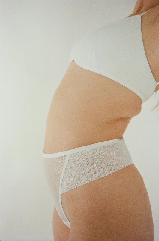 Mesh High G Brief - White (PO)