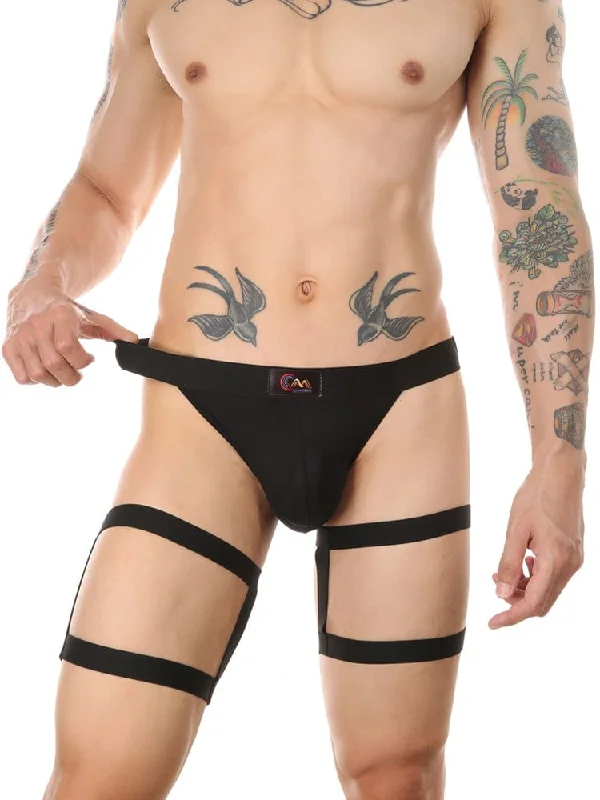 Nightclub Stage Leg Restraint Belt Temptation Thong