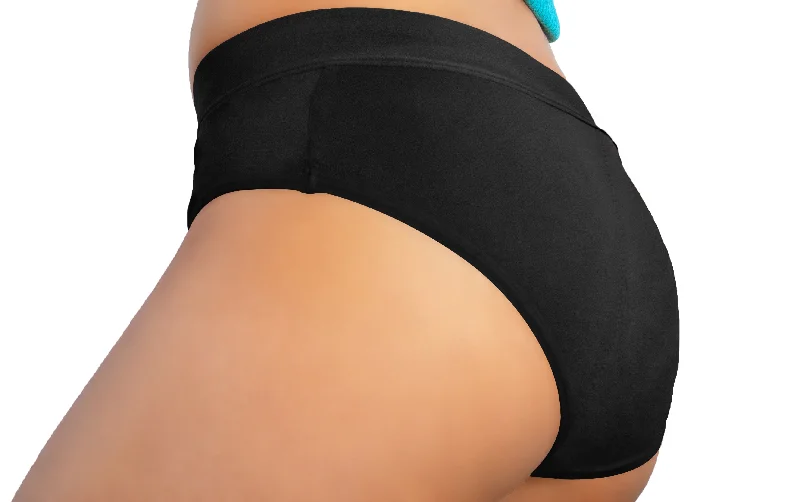 Nickeze Black Bamboo Period Sport Underwear Sizes XS-XL