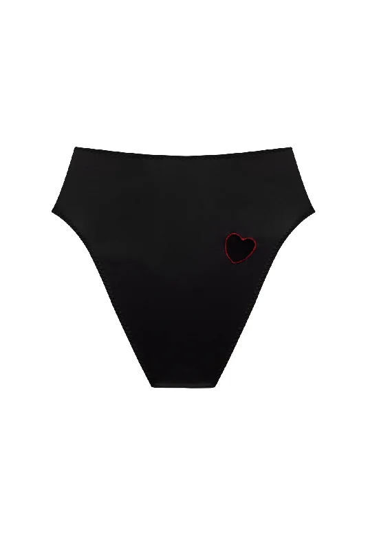 NOIR High Waist Briefs - black