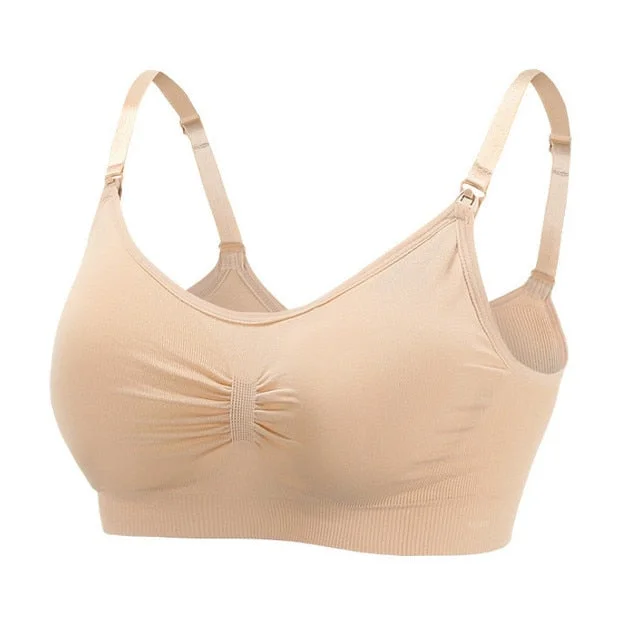 Nursing Bra Without Bones Maternity Bras Pregnancy Clothes Prevent Sagging Breastfeeding Women Breathable Lactancia Feeding Bras