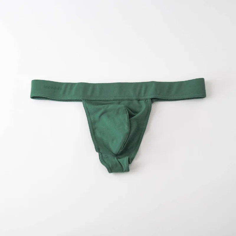 organic cotton thong - green