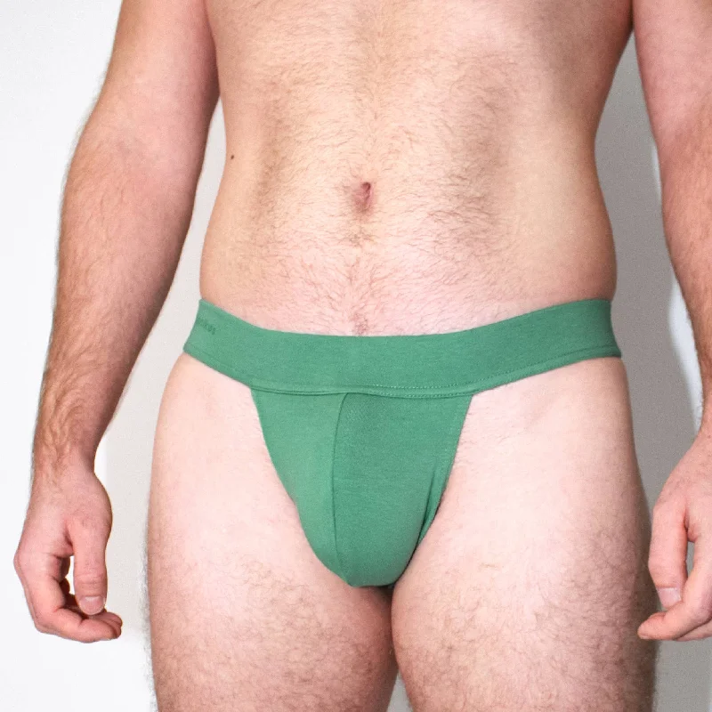 organic cotton thong - green