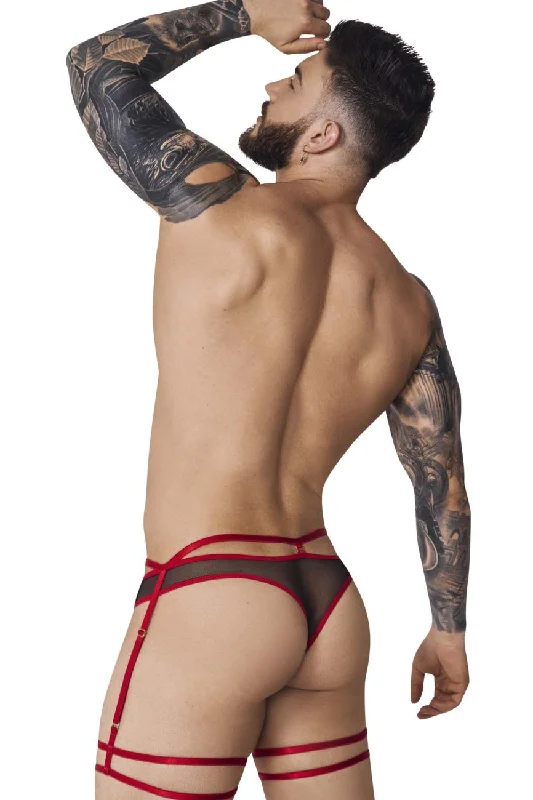 Pikante 1082 Lujueria Garter Thongs Red